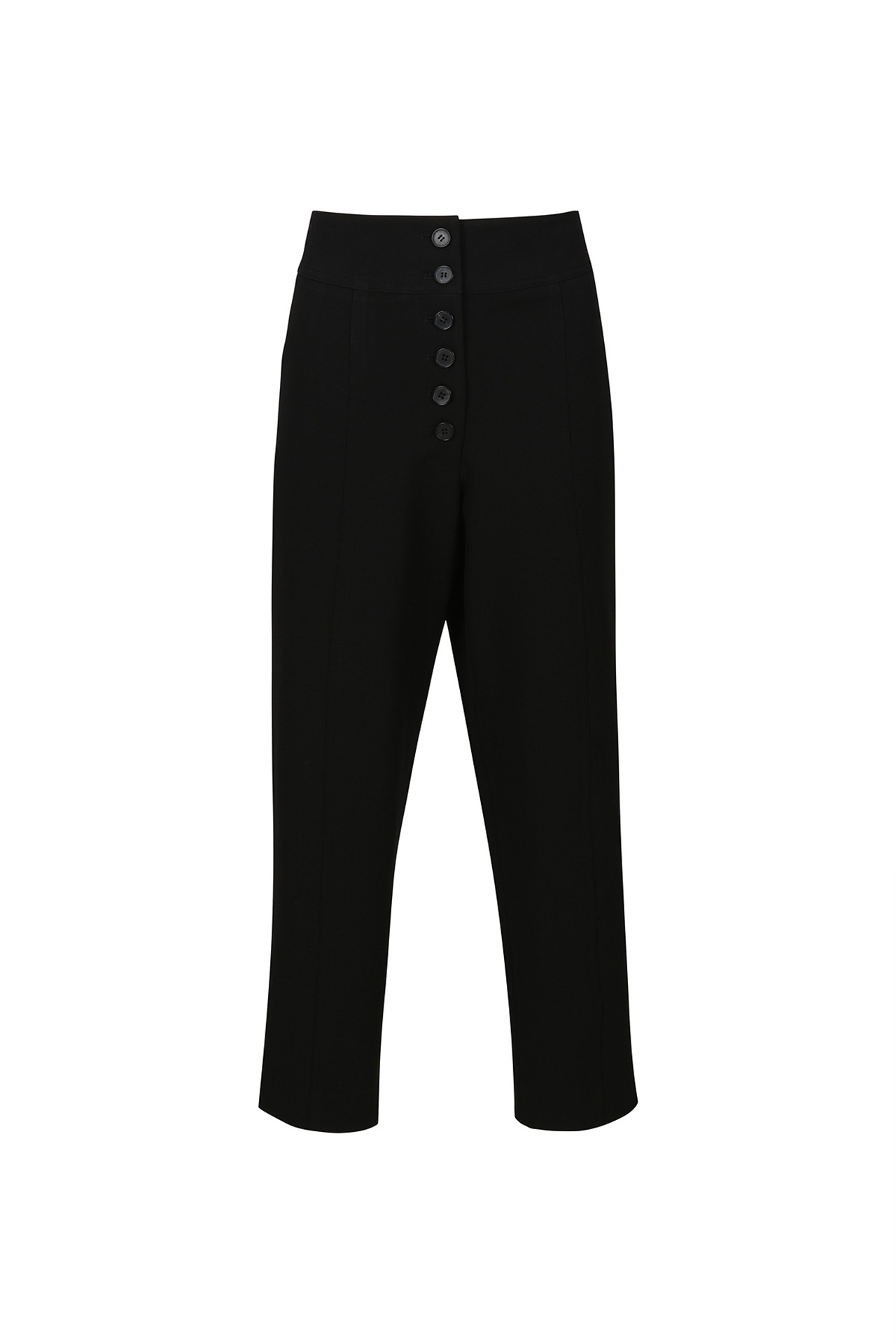 HIGH-RISE BUTTON DETAILED TROUSERS
